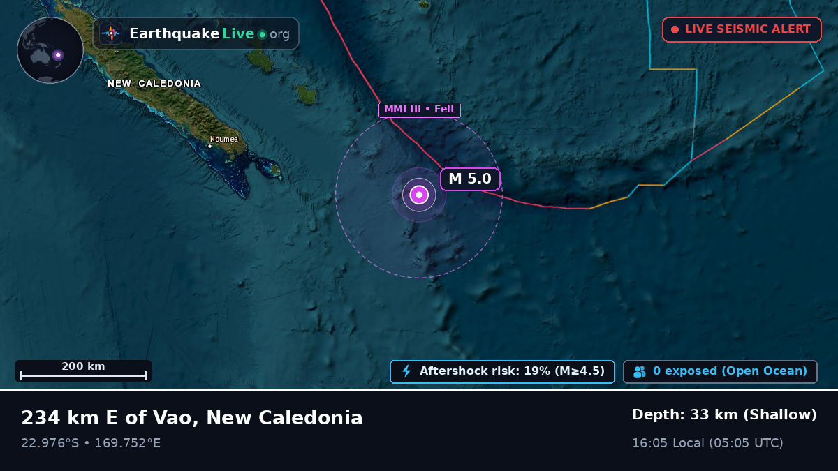 South Pacific Ocean (New Caledonia)