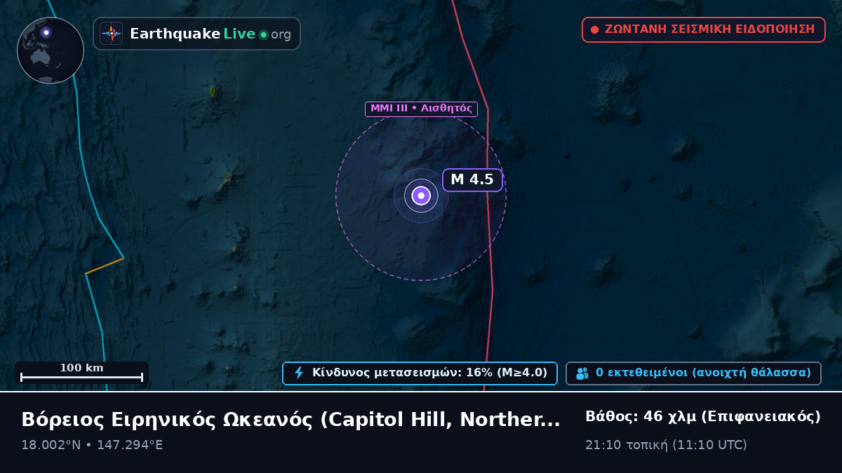 Βόρειος Ειρηνικός Ωκεανός (Northern Mariana Islands)