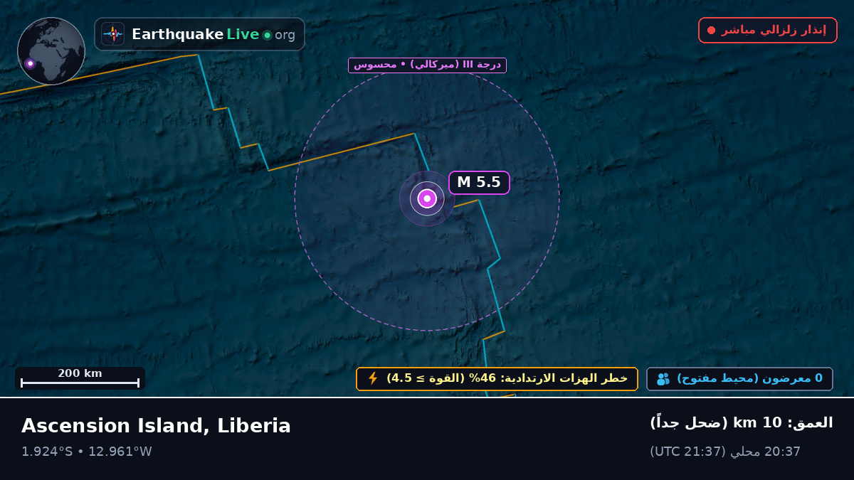 جنوب المحيط الأطلسي (Liberia)
