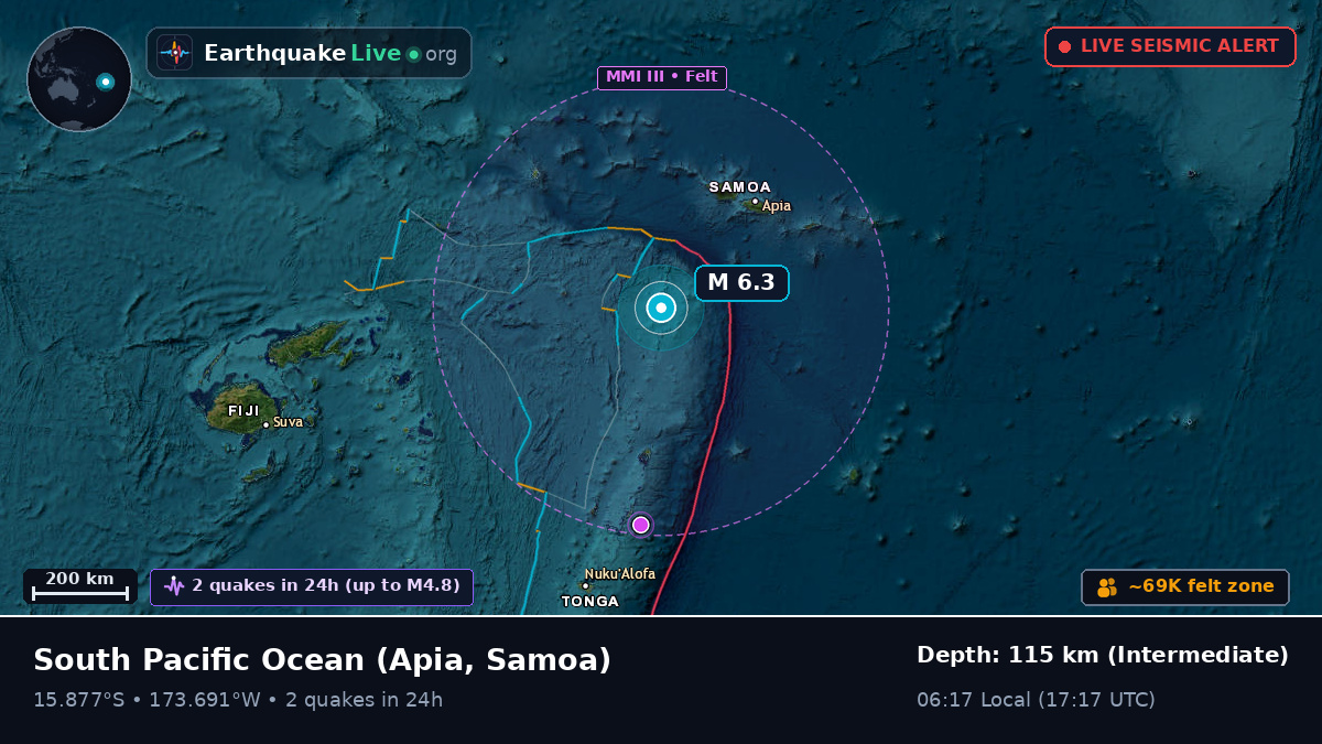 South Pacific Ocean (Samoa)