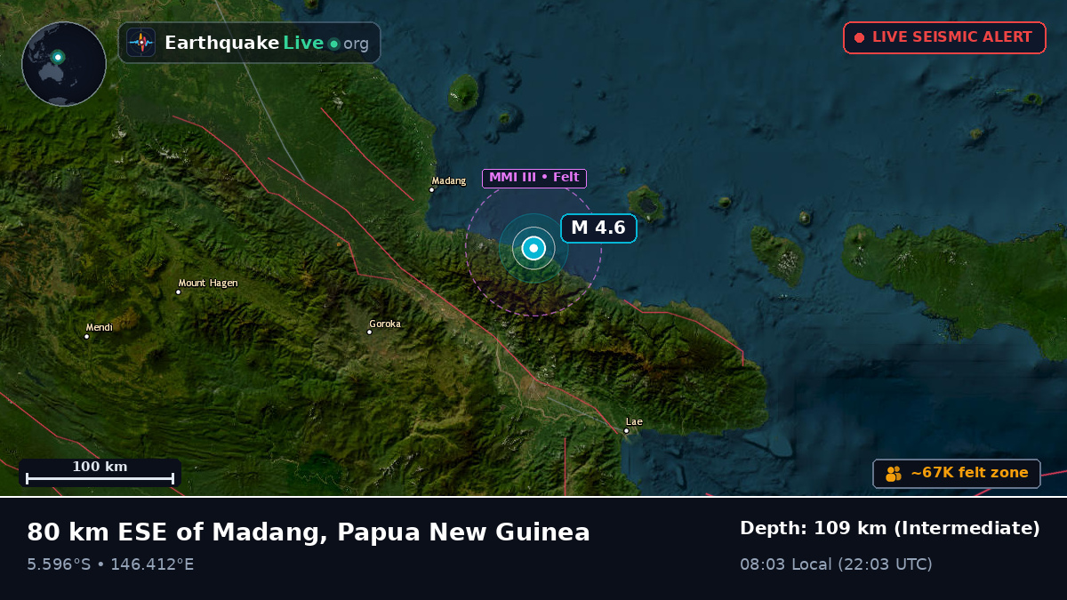 Off the coast of Madang, Papua New Guinea