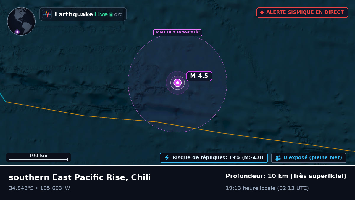Océan Pacifique Sud (Chili)