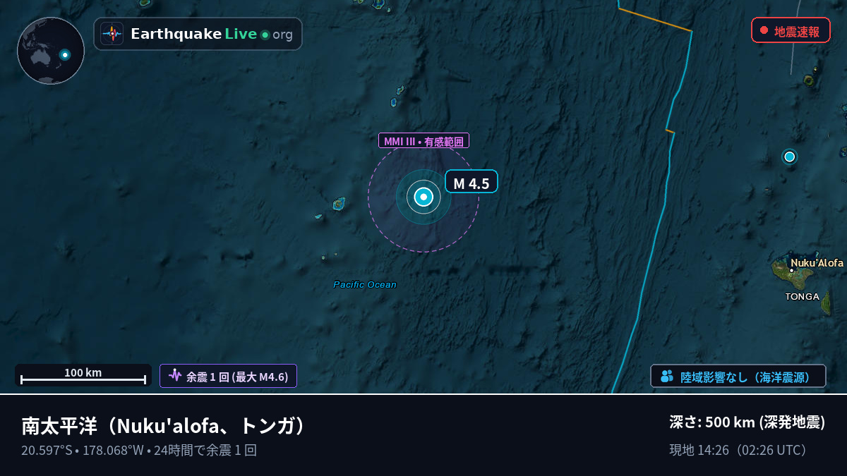 南太平洋 (トンガ)