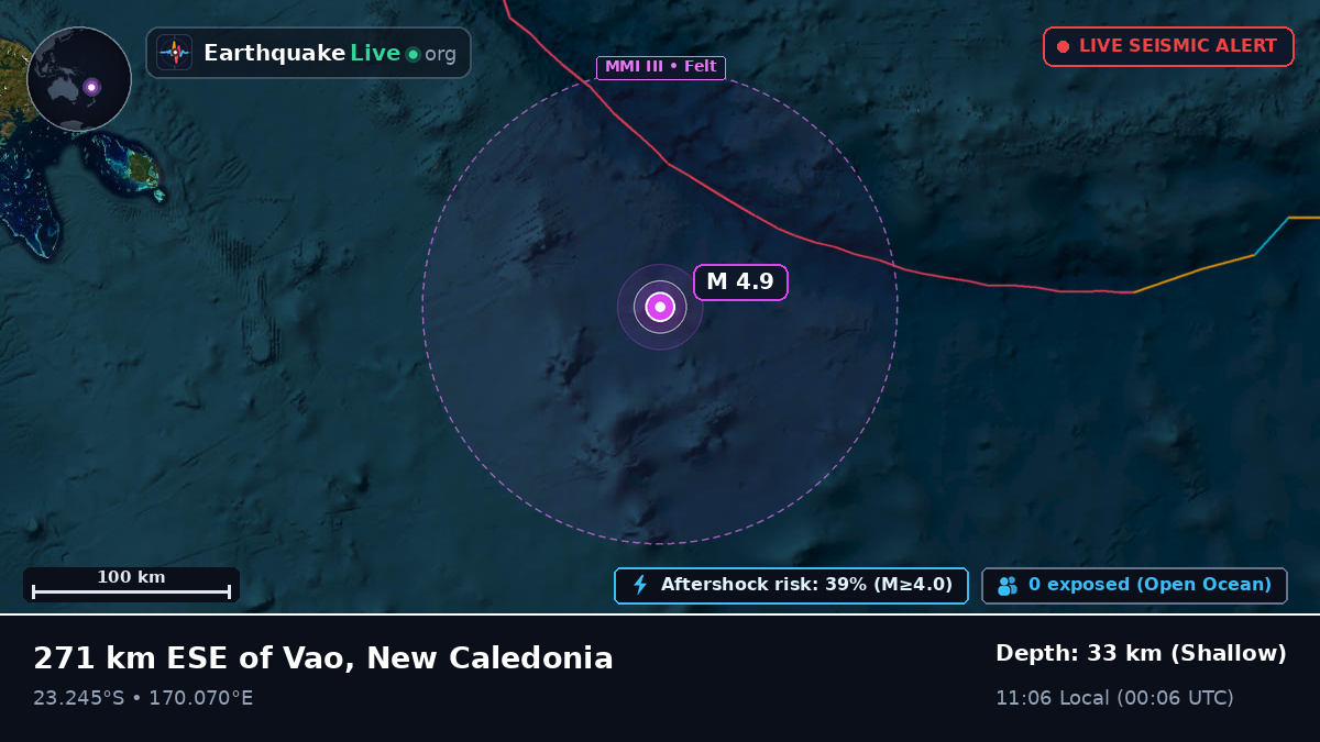 South Pacific Ocean (New Caledonia)