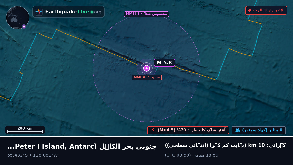 جنوبی بحر الکاہل (Antarctica)