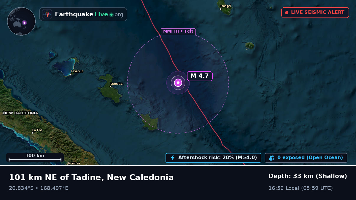 South Pacific Ocean (New Caledonia)