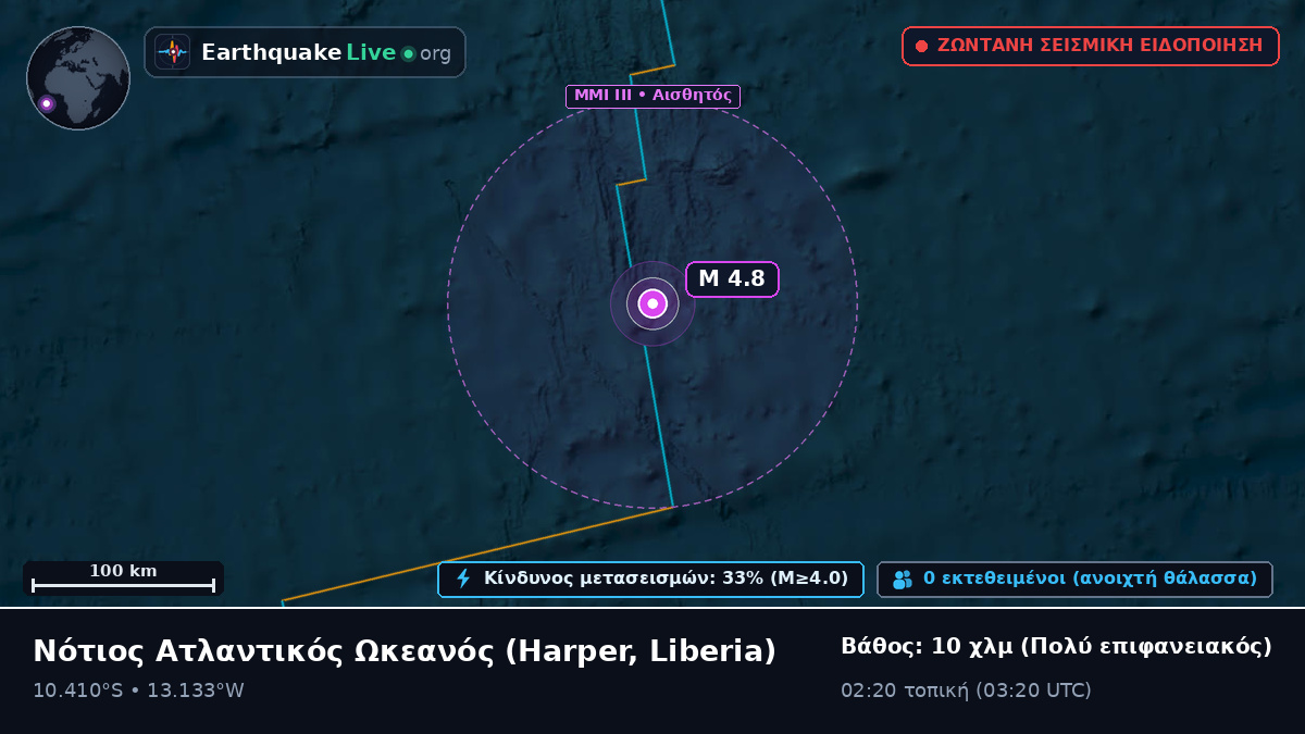 Νότιος Ατλαντικός Ωκεανός (Liberia)