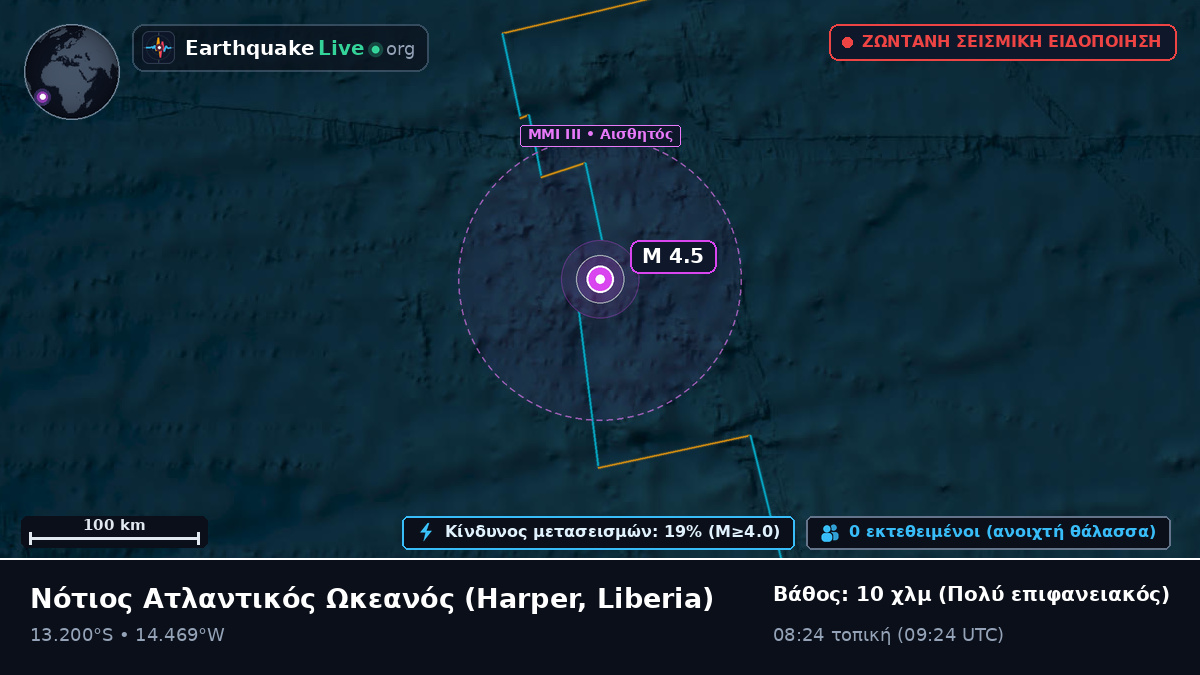 Νότιος Ατλαντικός Ωκεανός (Liberia)