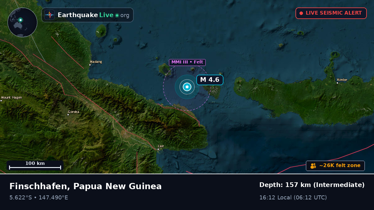 Off the coast of Lae, Papua New Guinea