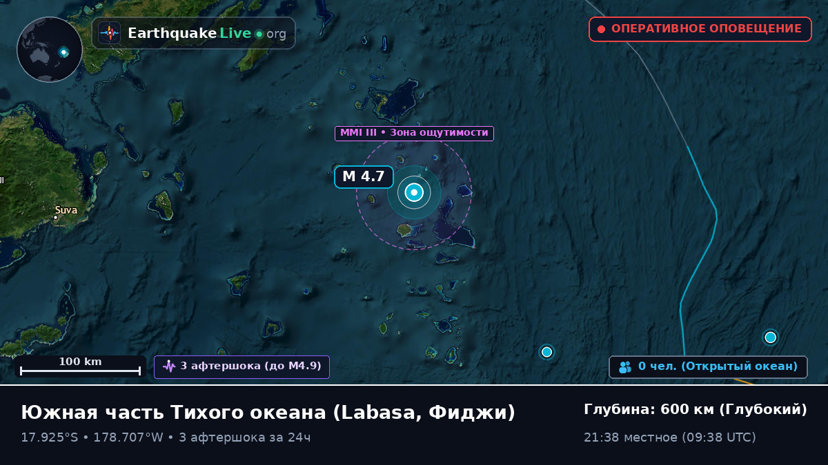 Южная часть Тихого океана (Фиджи)