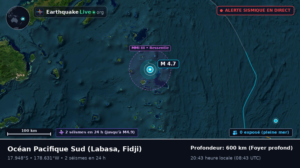 Océan Pacifique Sud (Fidji)