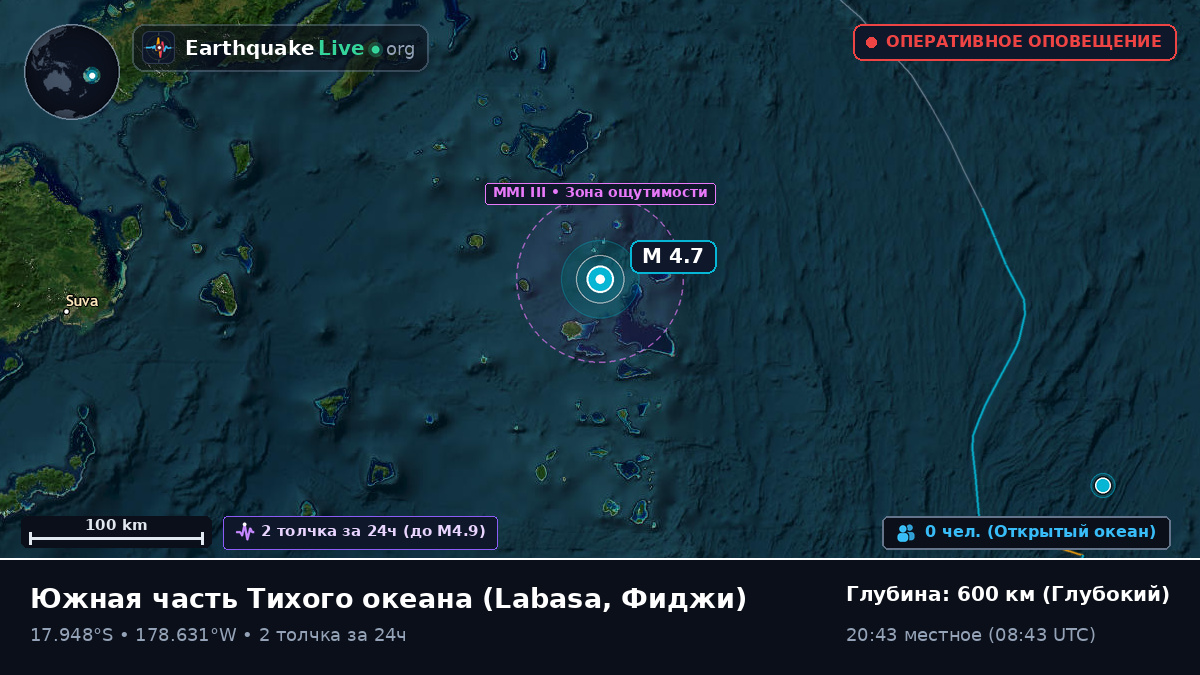 Южная часть Тихого океана (Фиджи)