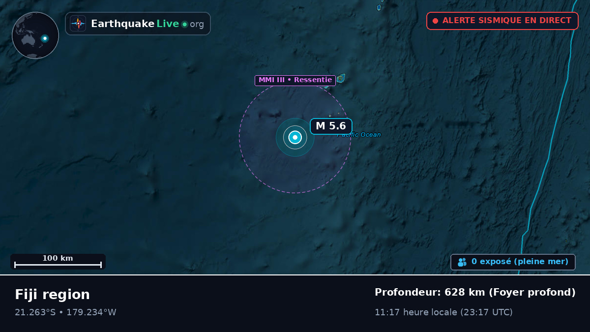 Océan Pacifique Sud (Tonga)