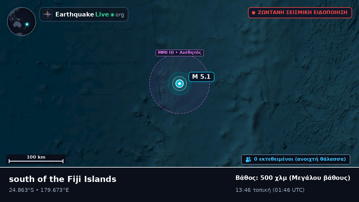 Νότιος Ειρηνικός Ωκεανός (Kermadec Islands)