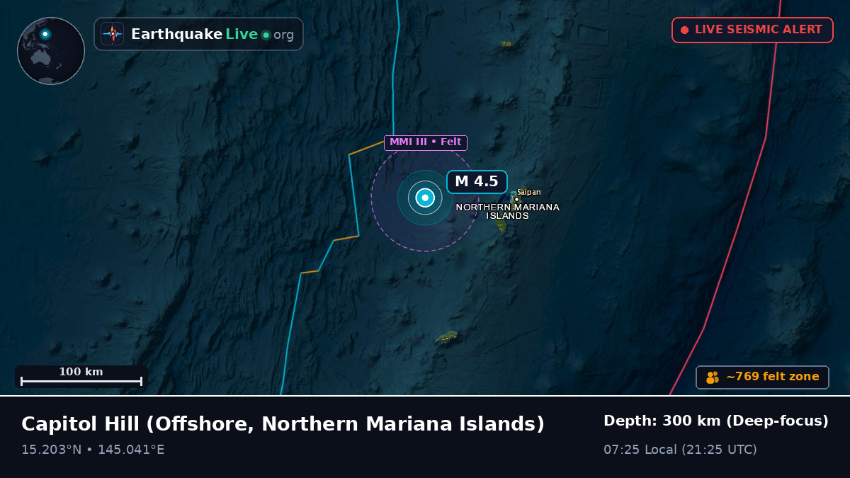 Off the coast of Capitol Hill, Northern Mariana Islands