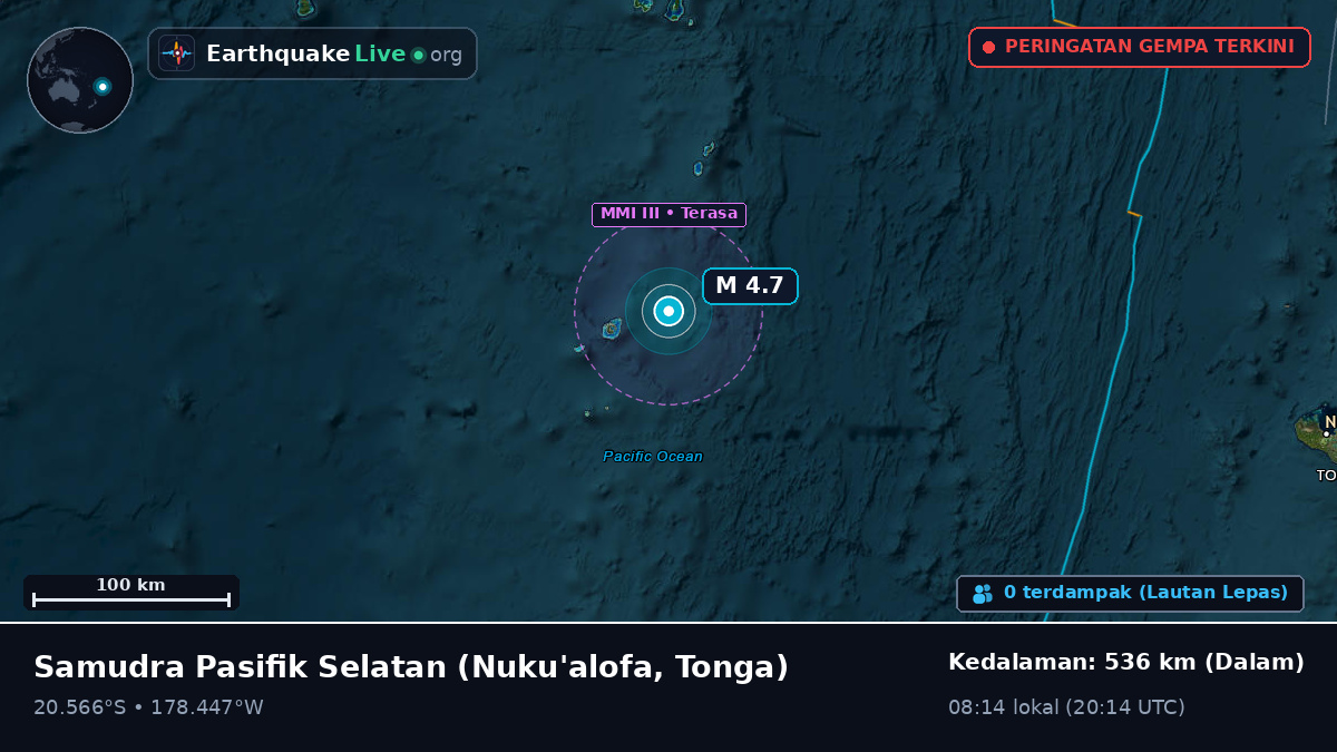 Samudra Pasifik Selatan (Tonga)