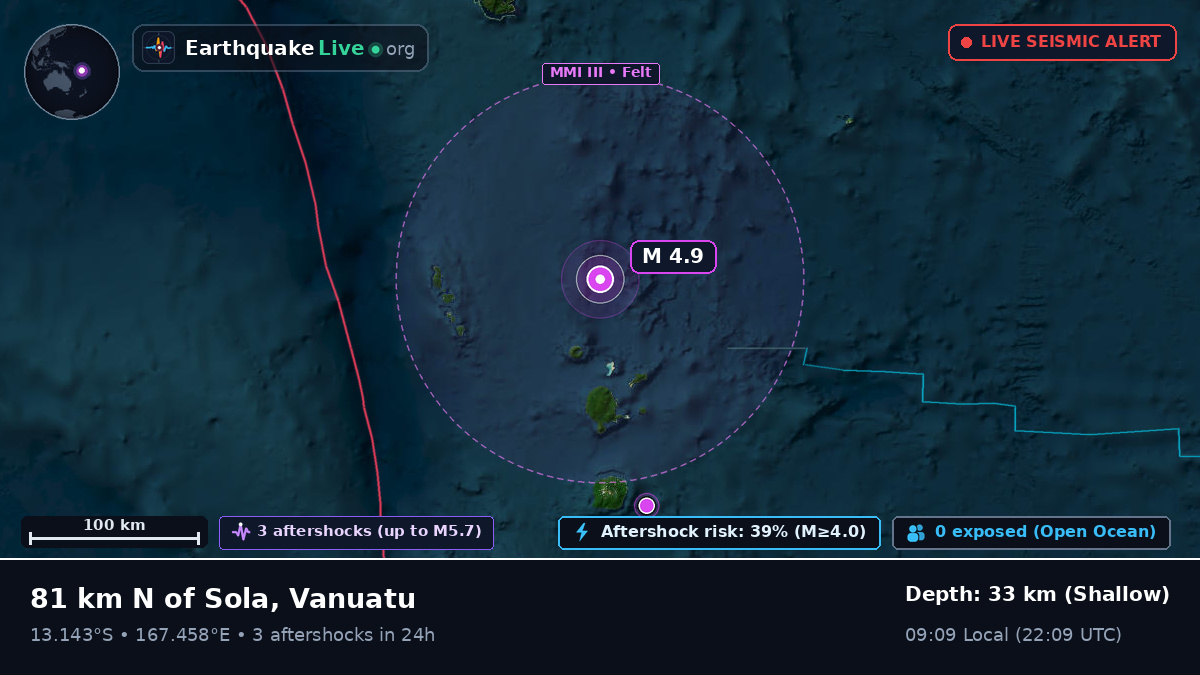 South Pacific Ocean (Vanuatu)