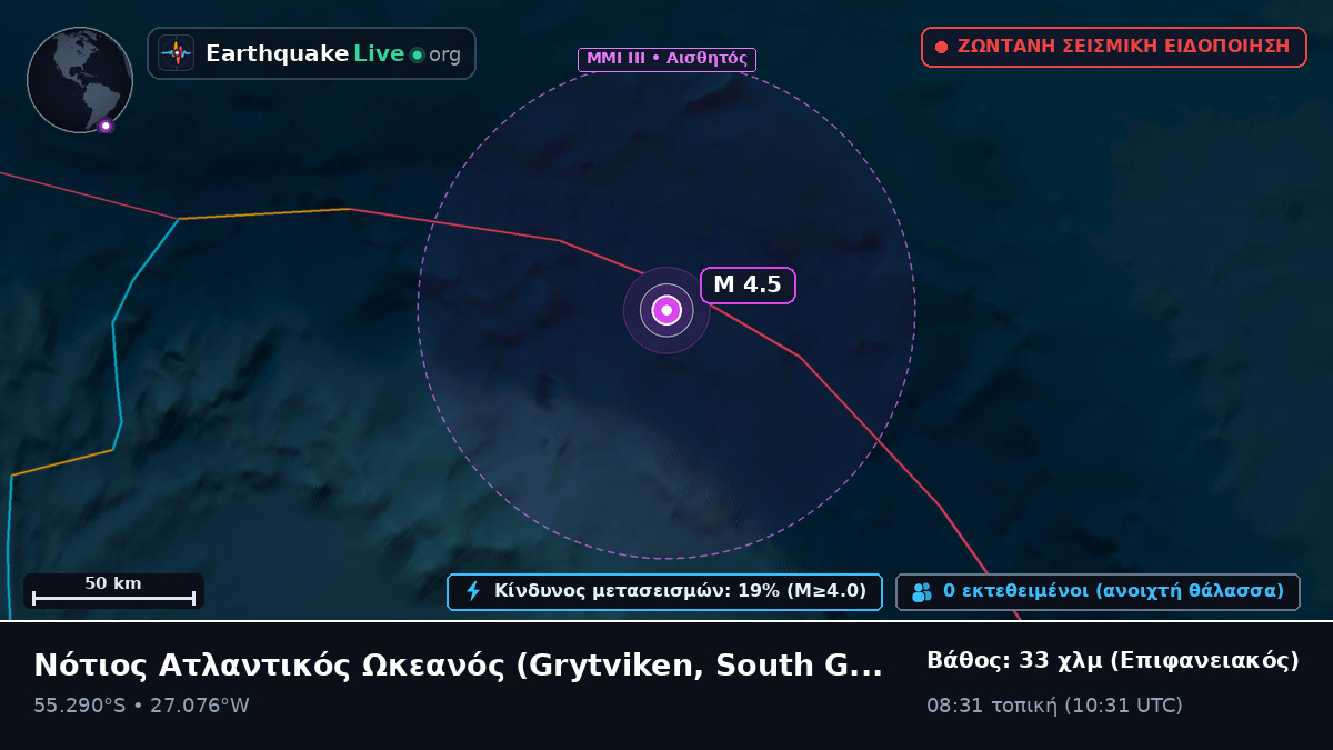 Νότιος Ατλαντικός Ωκεανός (South Georgia and the Islands)