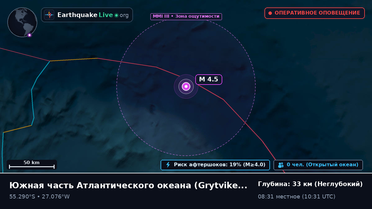 Южная часть Атлантического океана (South Georgia and the Islands)