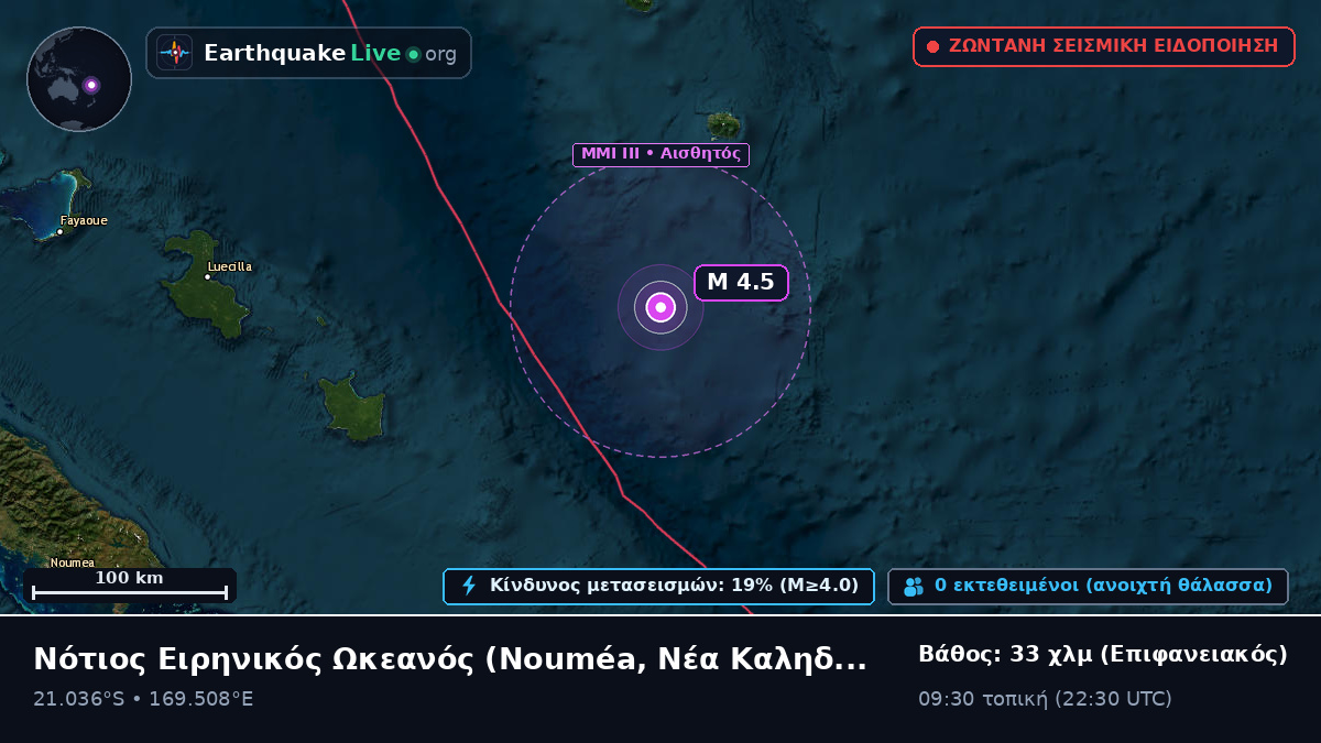 Νότιος Ειρηνικός Ωκεανός (Νέα Καληδονία)