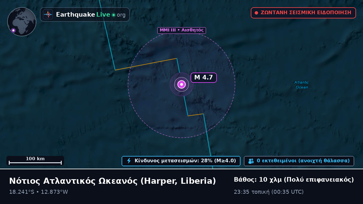 Νότιος Ατλαντικός Ωκεανός (Liberia)