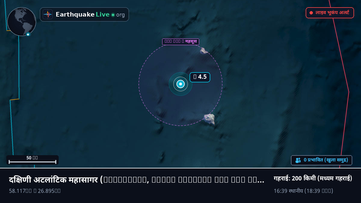 दक्षिणी अटलांटिक महासागर (South Georgia and the Islands)