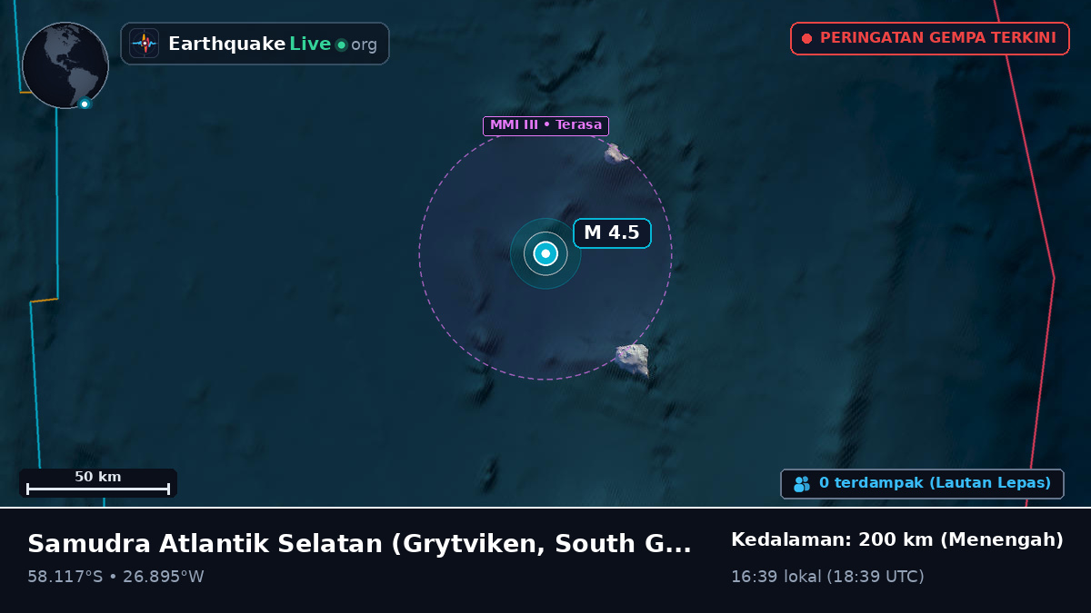 Samudra Atlantik Selatan (South Georgia and the Islands)