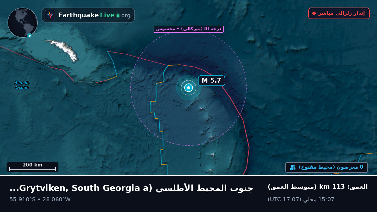 جنوب المحيط الأطلسي (South Georgia and the Islands)