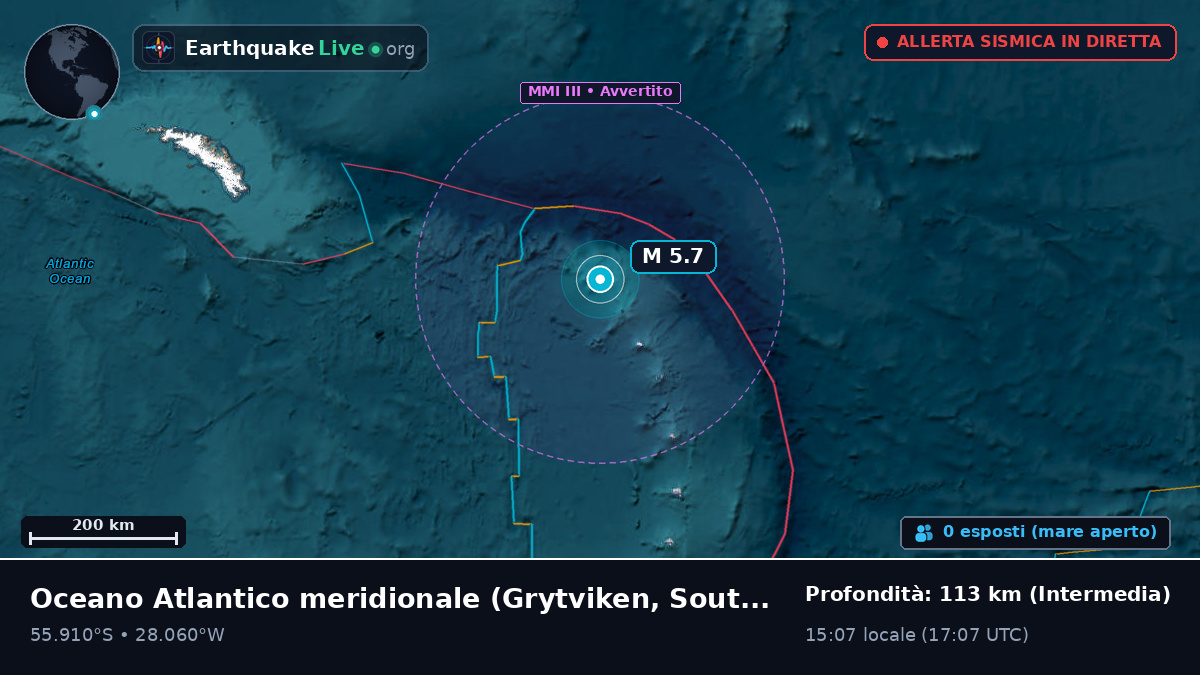 Oceano Atlantico meridionale (South Georgia and the Islands)