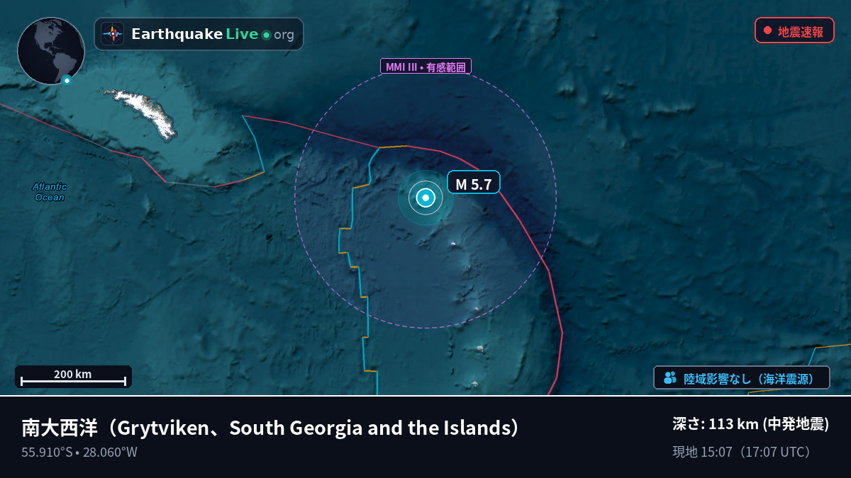 南大西洋 (South Georgia and the Islands)