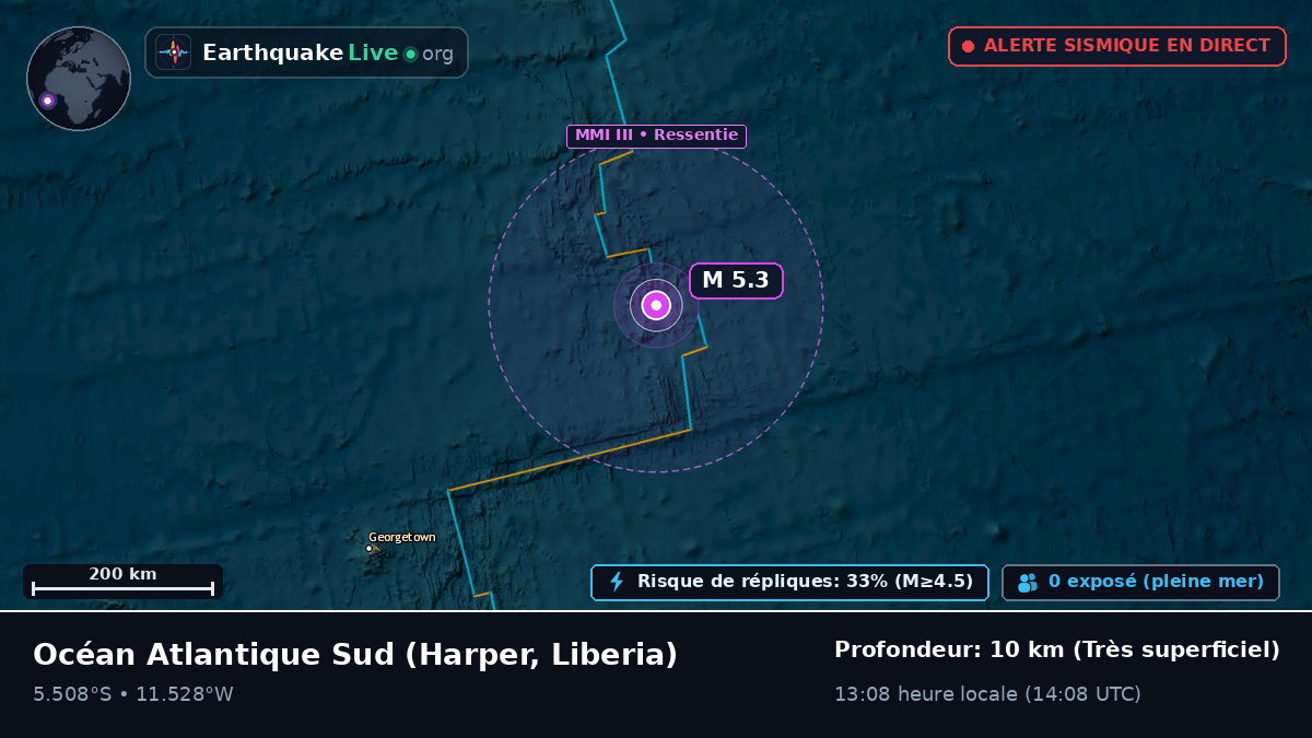 Océan Atlantique Sud (Liberia)
