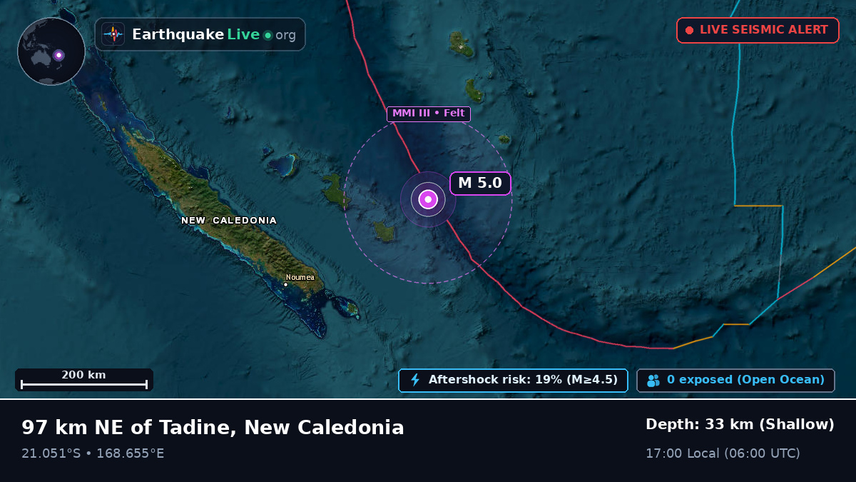South Pacific Ocean (New Caledonia)