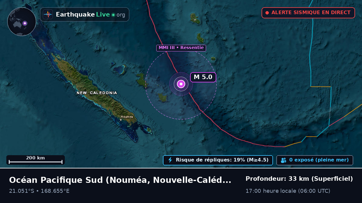 Océan Pacifique Sud (Nouvelle-Calédonie)