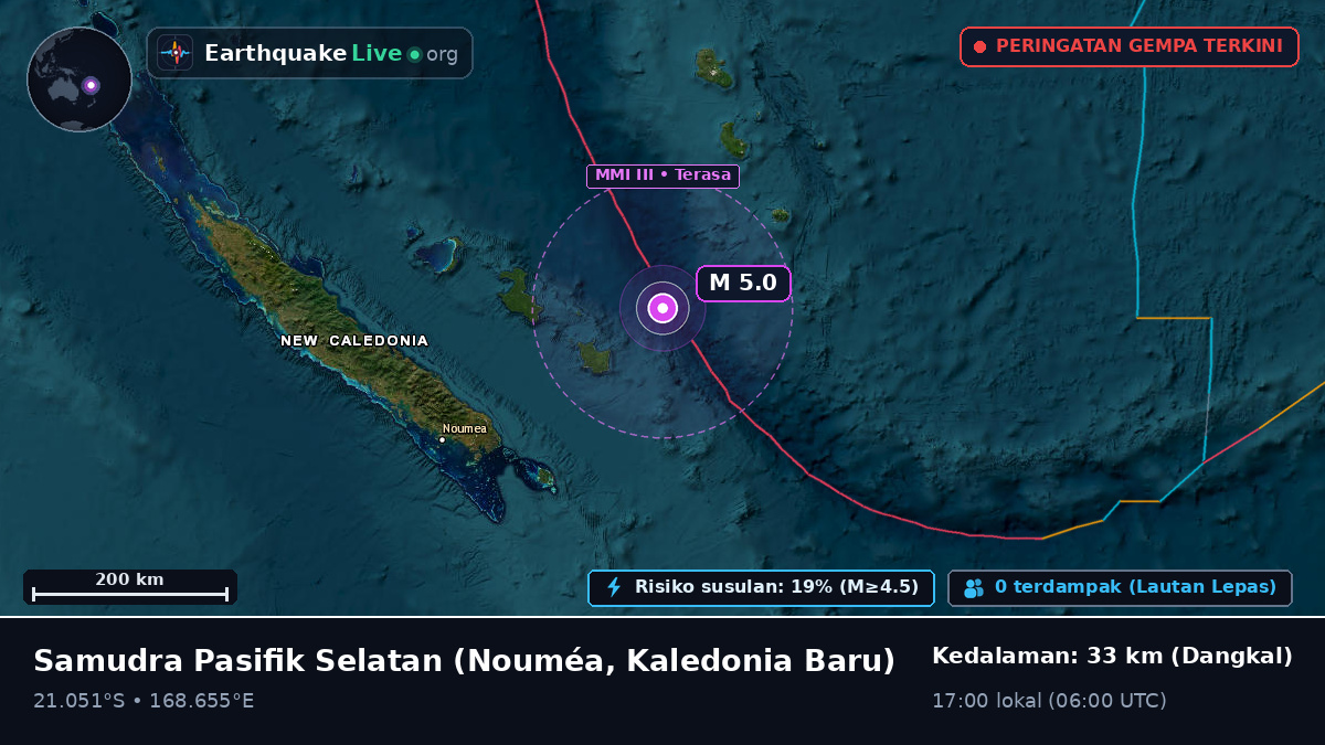 Samudra Pasifik Selatan (Kaledonia Baru)