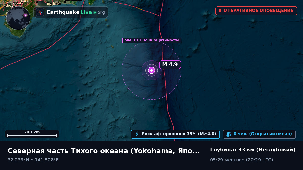 Северная часть Тихого океана (Япония)