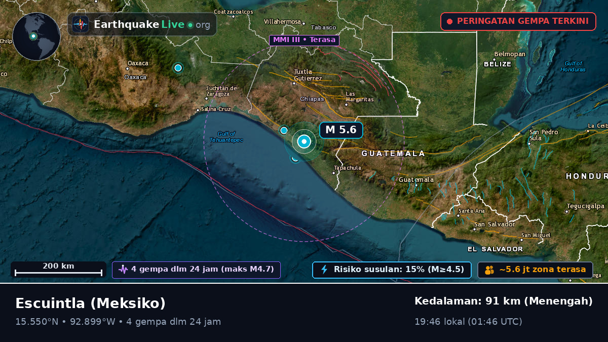 Chiapas, Meksiko