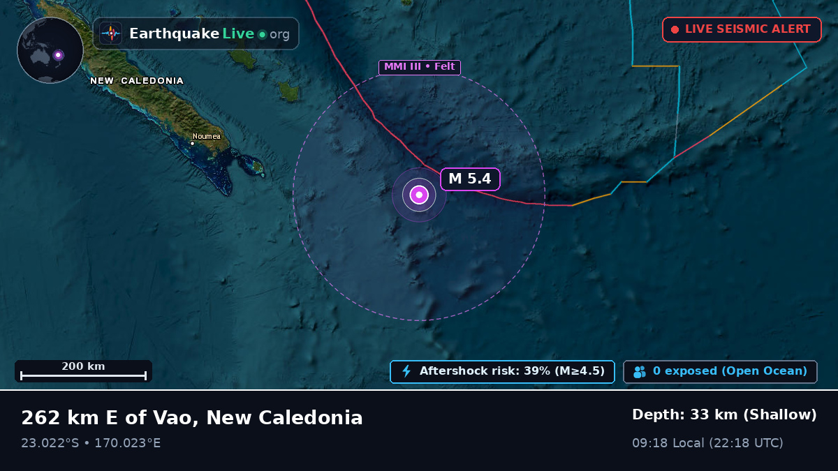 South Pacific Ocean (New Caledonia)