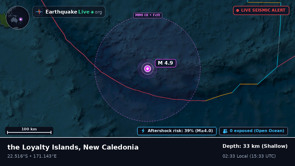 South Pacific Ocean (New Caledonia)