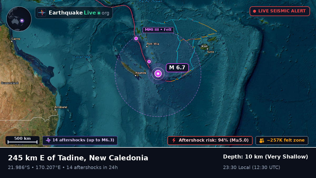 South Pacific Ocean (New Caledonia)