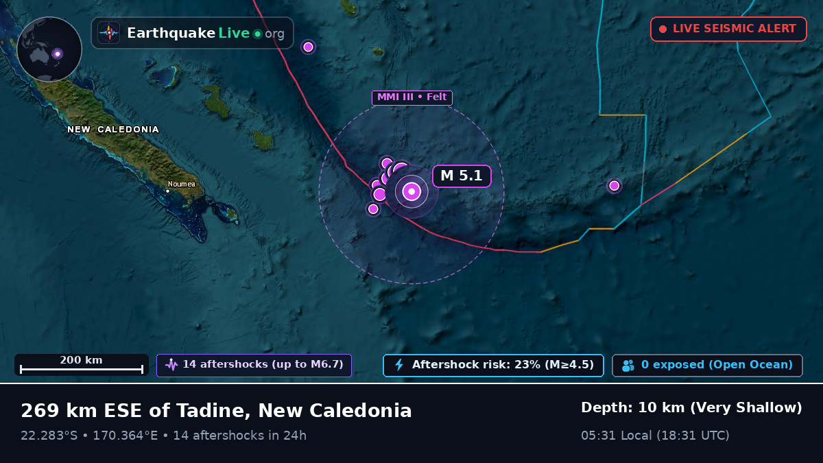 South Pacific Ocean (New Caledonia)