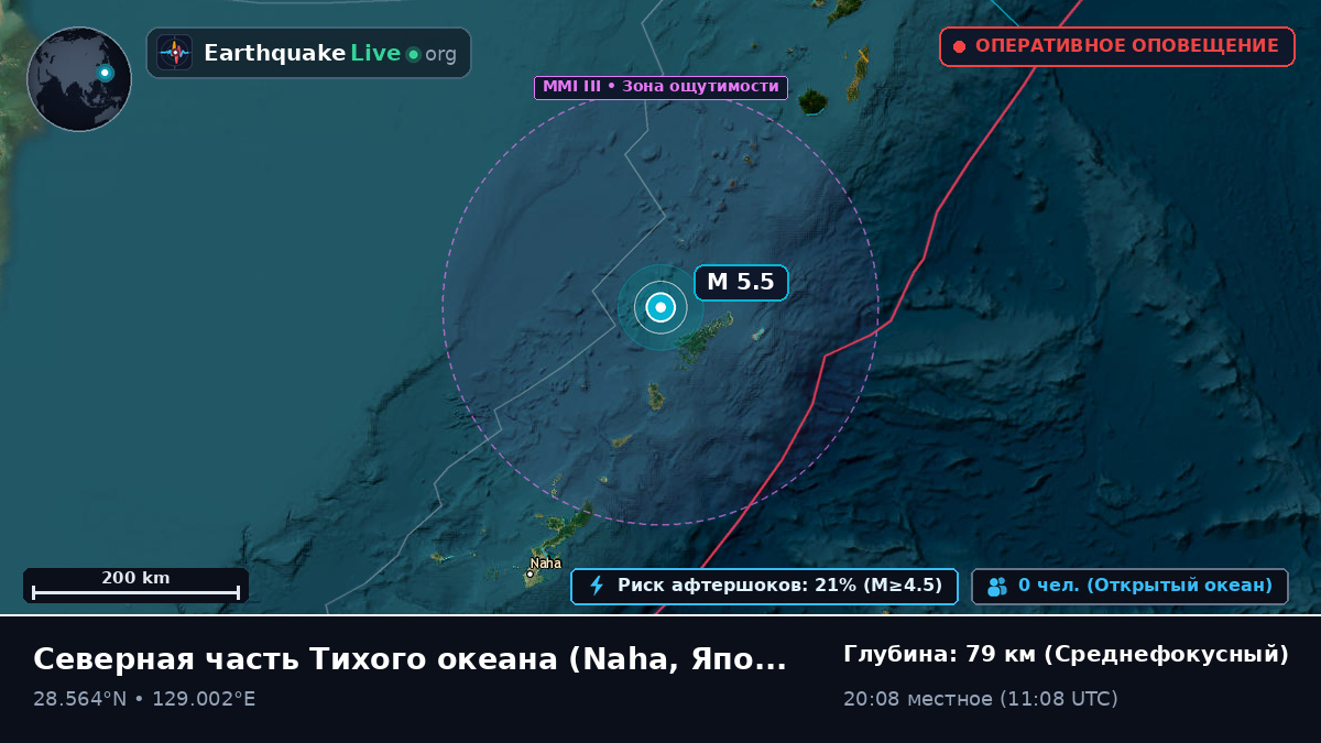 Северная часть Тихого океана (Япония)