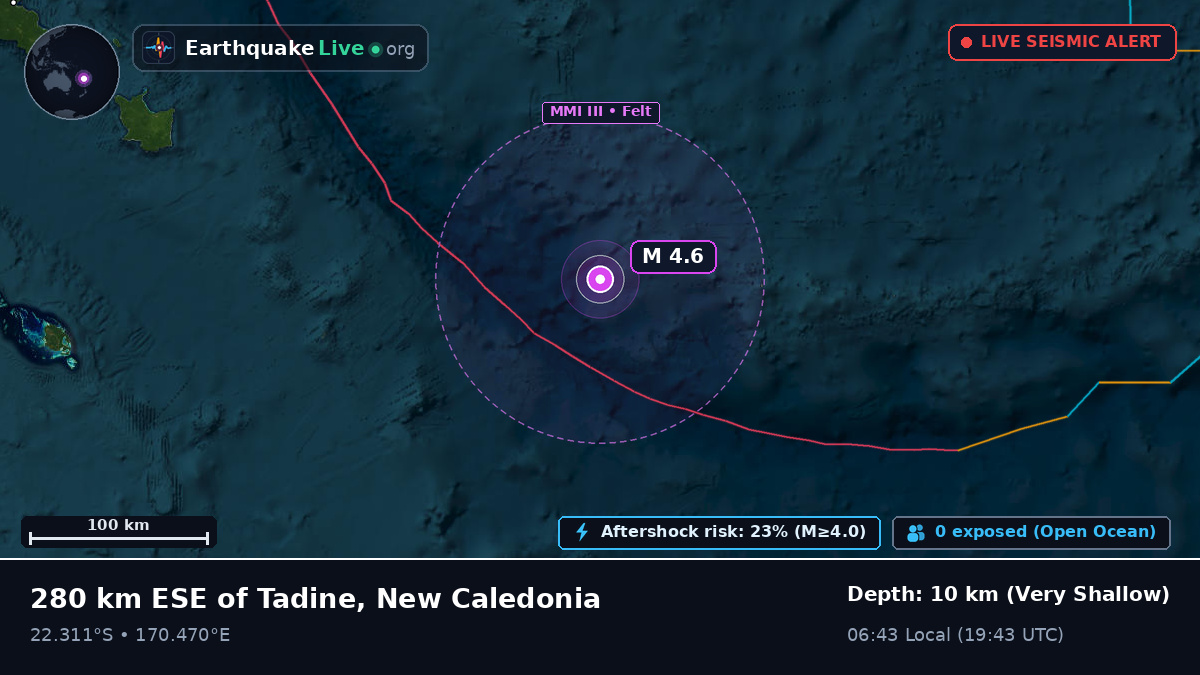 South Pacific Ocean (New Caledonia)