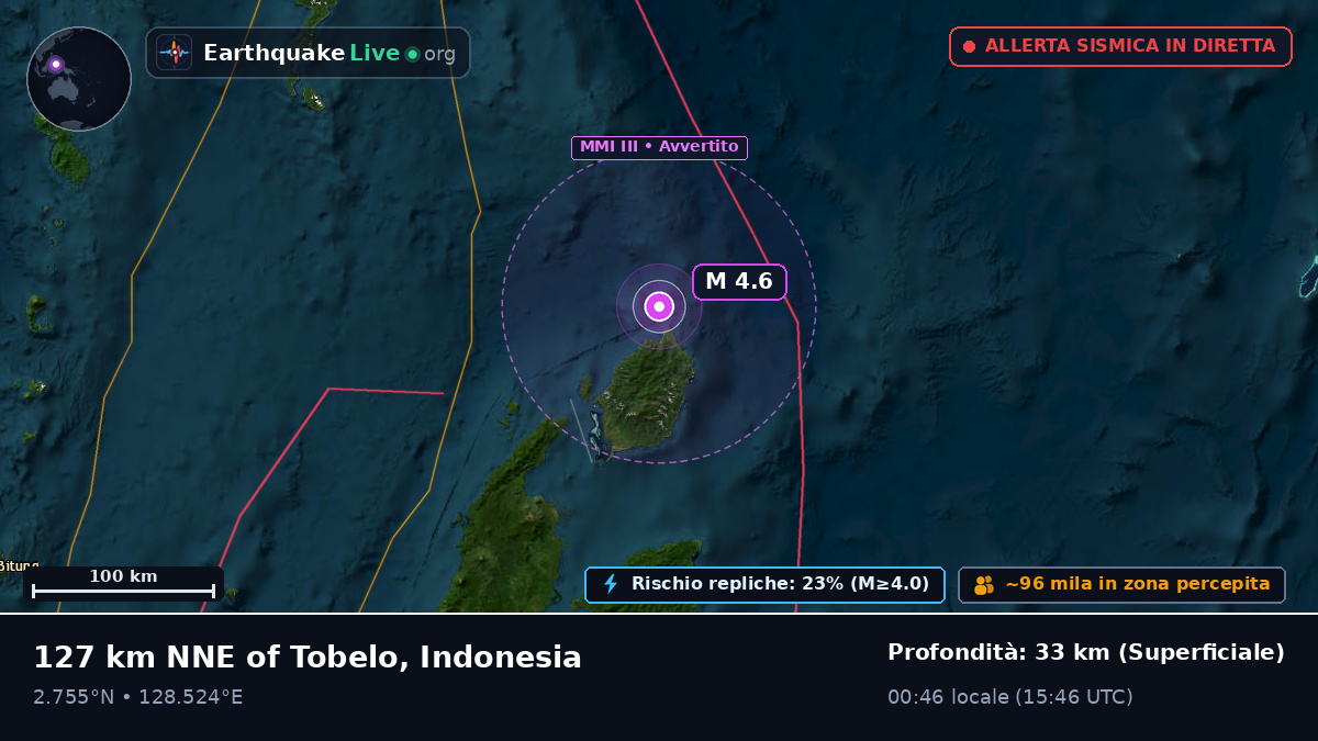 Oceano Pacifico settentrionale (Indonesia)