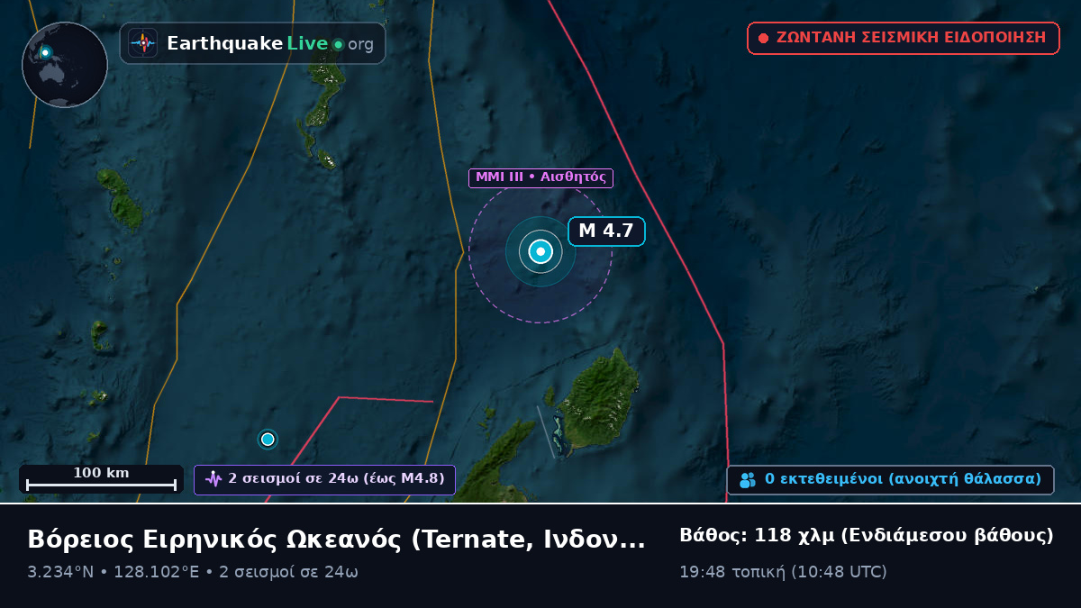 Βόρειος Ειρηνικός Ωκεανός (Ινδονησία)