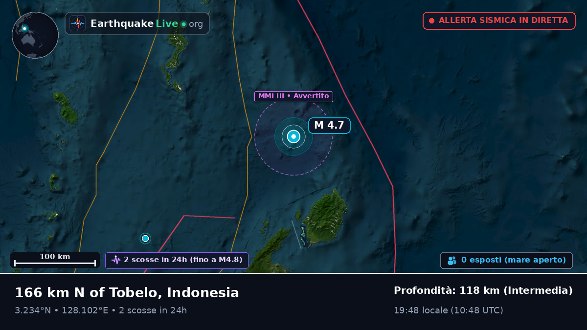 Oceano Pacifico settentrionale (Indonesia)