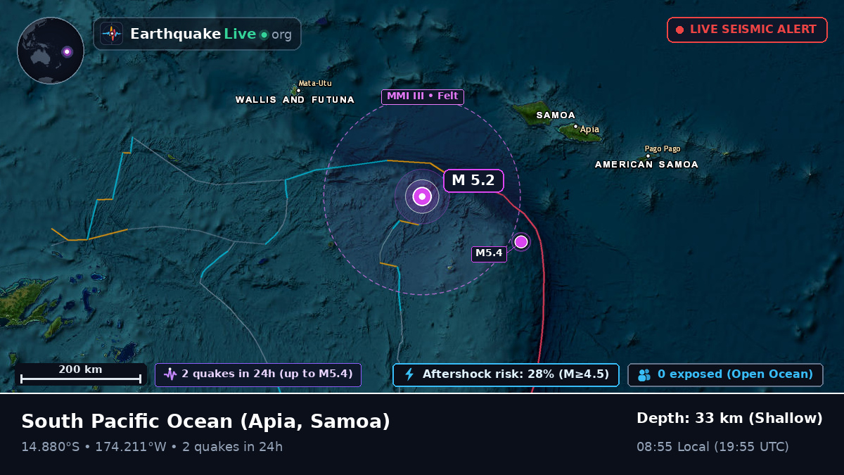 South Pacific Ocean (Samoa)