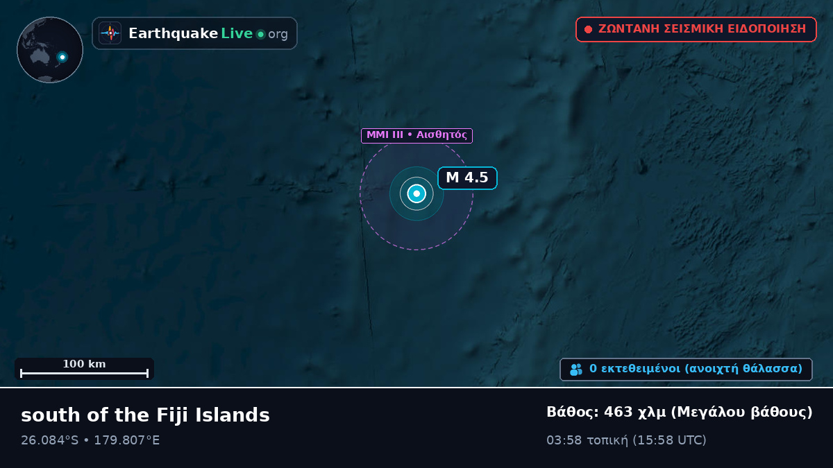 Νότιος Ειρηνικός Ωκεανός (Kermadec Islands)