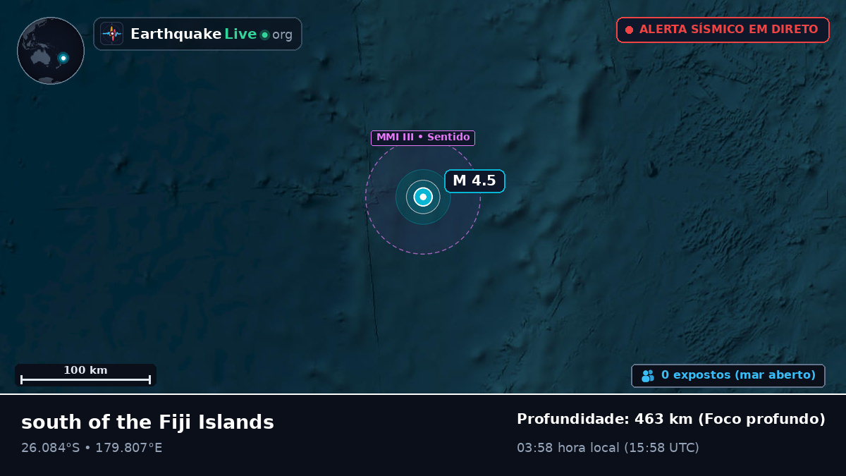 Oceano Pacífico Sul (Kermadec Islands)