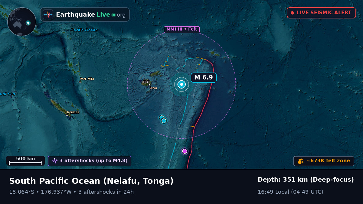 South Pacific Ocean (Tonga)