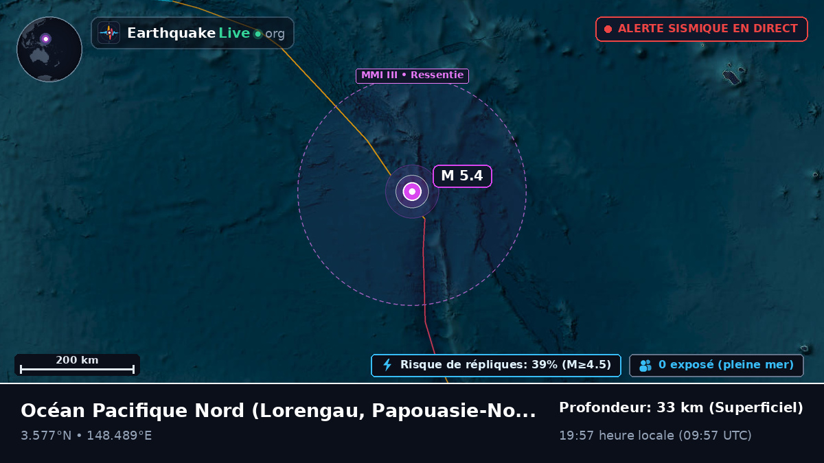 Océan Pacifique Nord (Papouasie-Nouvelle-Guinée)
